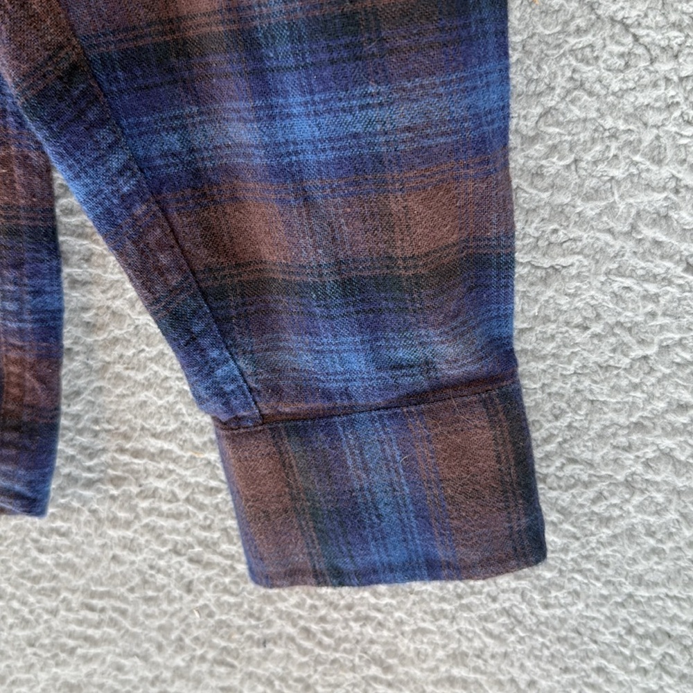 Pendleton Mason Men's Medium Button Down Blue & B… - image 4